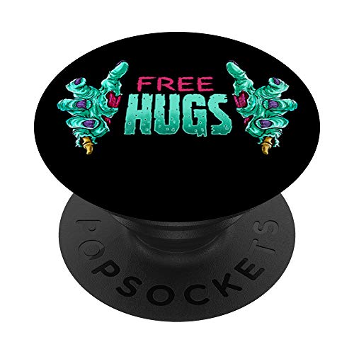 Abrazos gratis espeluznante Zombie Manos Amor Zombies PopSockets Agarre y Soporte para Teléfonos y Tabletas