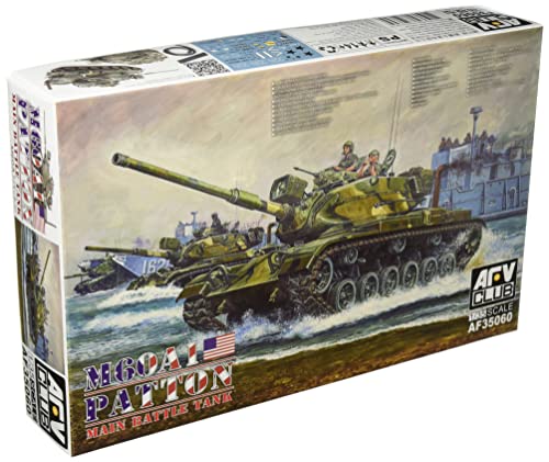 AFV Club de AF 35060 - Kit Modelo M60A1 Patton Tanque de Batalla Principal