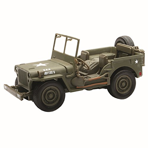 Ak Sport Jeep Militar Willis Misión, Color Verde (Newray 301005)