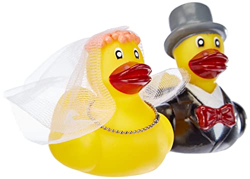 Alandra Party- Mr and Mrs Duck - Caja de Regalo, Multicolor (Alandra Products Ltd. DUCKS-001)
