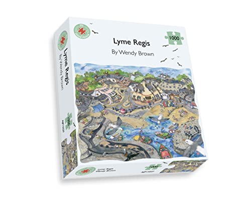 All Jigsaw Puzzles - Lyme Regis - Rompecabezas de 1000 piezas para adultos, adolescentes y niños, hecho en Gran Bretaña, rompecabezas difíciles para adultos de 66 cm x 50 cm