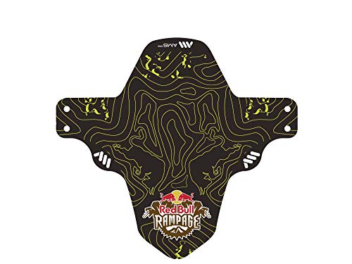 All Mountain Style Guardabarros Delantero – Compatible 26’’,27.5’’,29’’, Tallas Plus y Ruedas Fat Bike, Unisex-Adult, Red Bull Rampage Amarillo, Universal