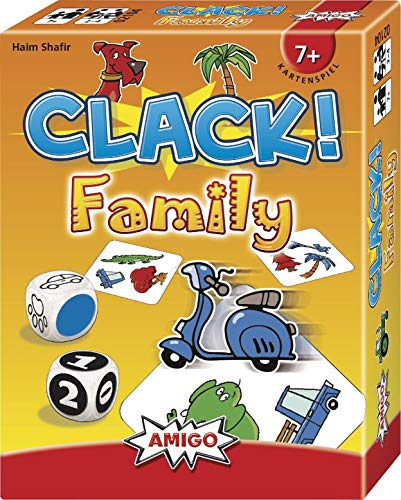 AMIGO Spiel + Freizeit- Clack Family Juego de Cartas. (2104)