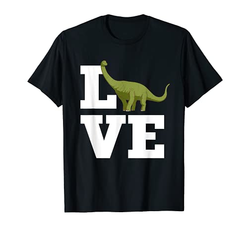 Amor Diplodocus Diseño Saurian Camiseta