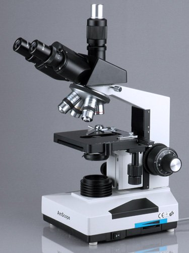 AmScope T490A-M Cl-nica Laboratorio Veterinario trinocular microscopio con c-mara de 1,3 MP