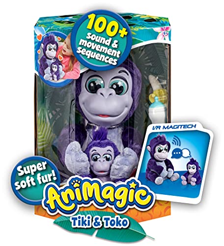 Animagic-Tiki & Toko Gorillas, Colores Variados (Vivid Toy Group 332421.002)