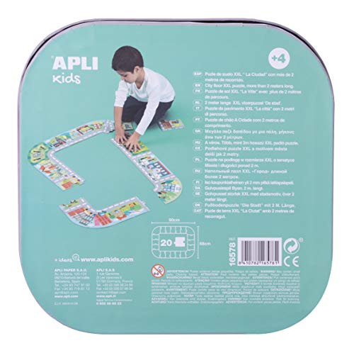 APLI Kids 16578-Puzle XXL Ciudad (16578) , color/modelo surtido