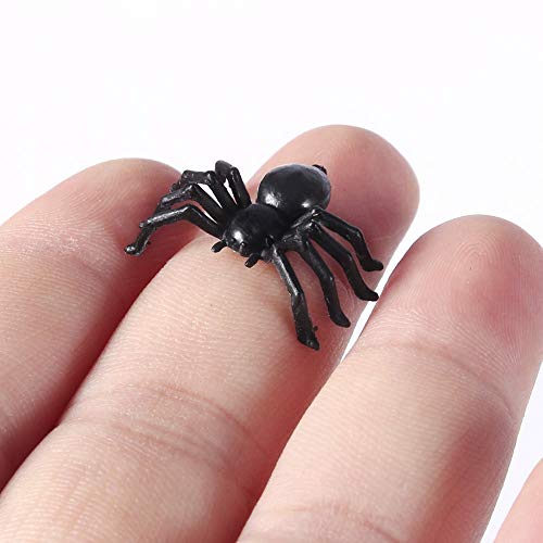 Araña Gigante 50 unids Errores Realistas de Plástico Falso Araña Cucarachas Gusanos de Halloween Broma Divertida Broma Party Favor Víspera de Todos los Santos Decoración Apoyos