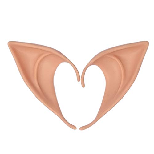 Ashley GAO Ligero Halloween Elf Ears Cosplay Props Party Elf Ears Magic City Orejas puntiagudas