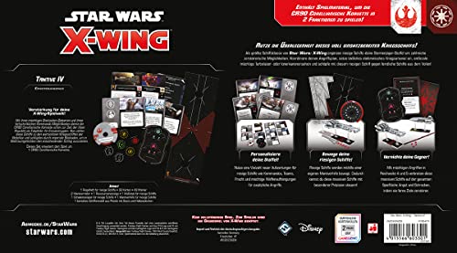 Asmodee | Atomic Mass Games | Star Wars X-Wing 2ª Edición Tantive IV | Expansión | Tabletop | 2 Jugadores | A Partir de 14 años | 45 Minutos de Tiempo de Juego | Alemán