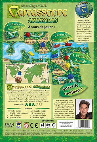 Asmodee- Carcassonne : Amazonas, CARCAMA01