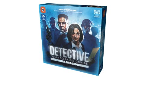 Asmodee Italia – Detective Prima Stagione, Juego de Mesa, Pendragon Game Studio, edición en Italiano, 0602