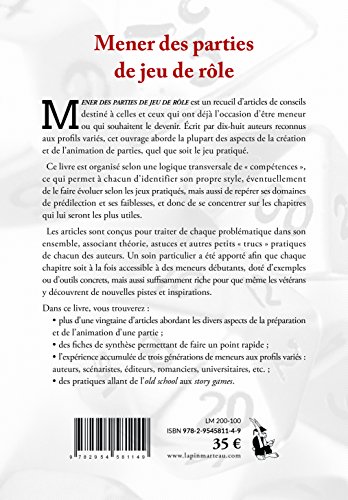 Asmodee – lmjdr01fr – Mener de Las Partes de Juego de rol