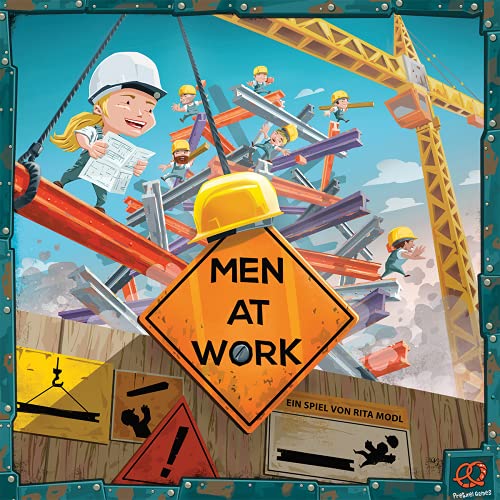 Asmodee Men at Work, Juego Familiar, Juego de Habilidad, Alemán