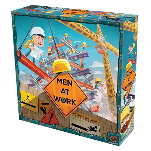 Asmodee Men at Work, Juego Familiar, Juego de Habilidad, Alemán