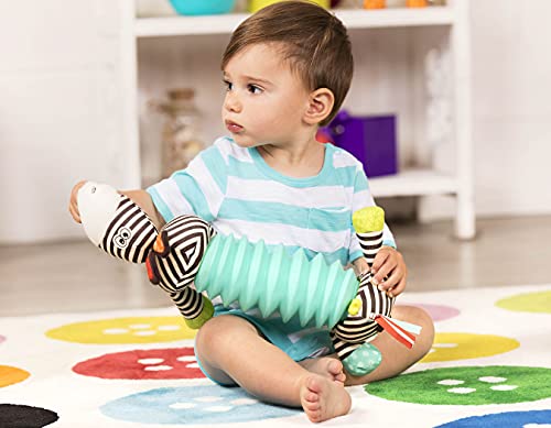 B. Juguetes - B. Snugglies Squeezy Zeeby - Musical Accordion Zebra Plush - Sensory Toys - 100% no tóxico y sin BPA , color/modelo surtido