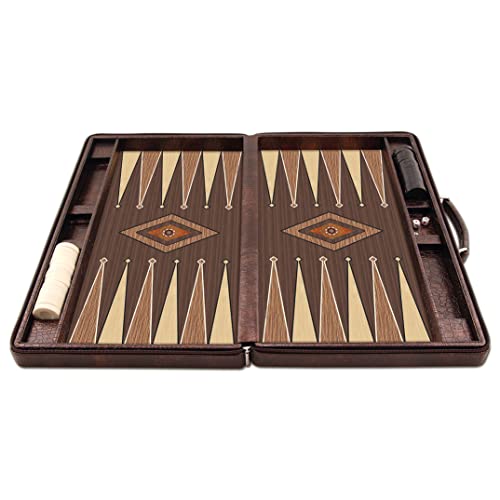 Backgammon, Tavla, Maletín de Juego de Backgammon, Maleta de viaje, 44 x 27 cm)