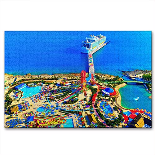 Bahamas - Puzzle de madera para adultos, 1000 unidades, 29.5 x 19.7 pulgadas