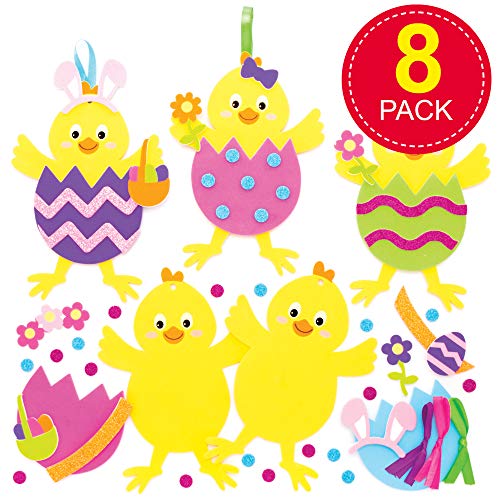 Baker Ross Kits Combinables Pollito de Pascua Juego de manualidades para niños (paquete de 8)