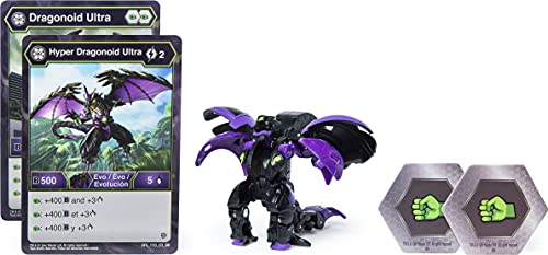 BAKUGAN Battle Planet Ultra Darkus Hyper Dragonoid 3" Figura de transformación Coleccionable