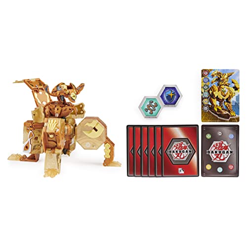 Bakugan Ultimate Viloch, Bakugan Exclusivo de Amazon 7 en 1, Incluye BakuCores y Tarjetas de Intercambio, Figura de acción Coleccionable Geogan Rising Juguetes para niños (Solo Disponible en Amazon)