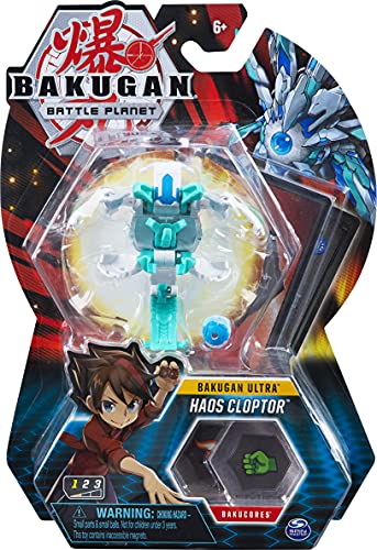 BAKUGAN Ultra, Haos Cloptor, Criatura transformadora Coleccionable de 3 Pulgadas de Altura, Wave 7, para Edades de 6 años en adelante