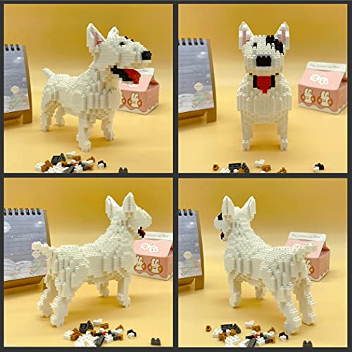 Balody Figura para armar con nanobloques. Perro Bull Terrier