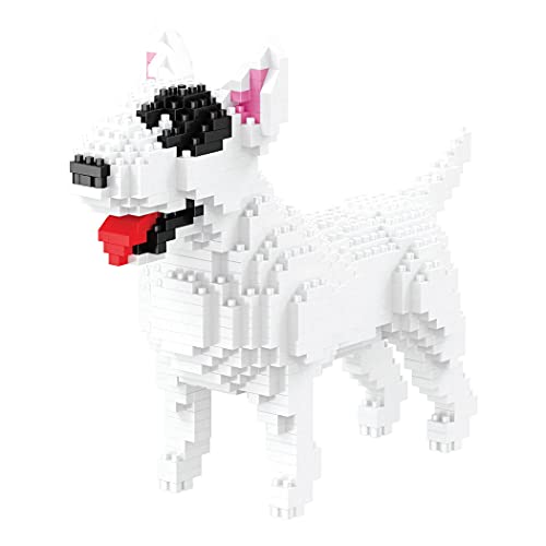 Balody Figura para armar con nanobloques. Perro Bull Terrier