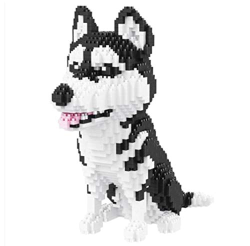 Balody Perro Husky. Figura para armar con nanobloques. 1900 Piezas.