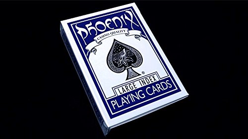 Baraja de Cartas Phoenix Deck Large Index (Blue) by Card-Shark - Trick Playing Cards