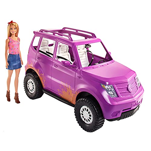 Barbie- Conjunto de vehículo y muñeca Sweet Orchard Farm (Mattel GHT18)