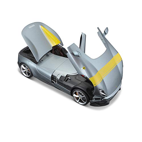 Bburago Ferrari Monza SP1 en Escala 1/24 en Color Gris (Maisto 18-16013)