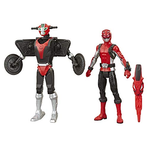 Beast Morphers Power Rangers Figuras 15 Cm Ranger Rojo Y Morphin Cruise Beastbot (Hasbro E73245X0)