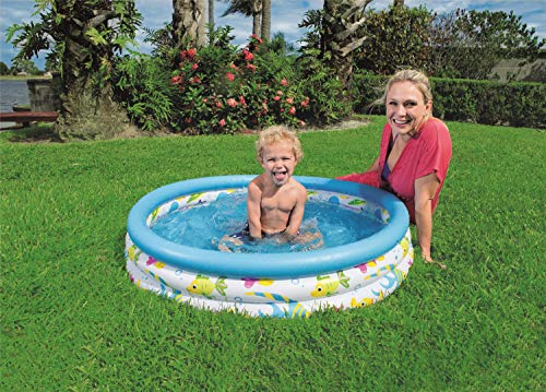 Bestway 51008 kids' play pool - billares para niños (Estampado, Multicolor, Vinilo, 950 x 950 mm)