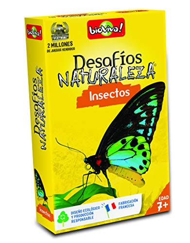 Bioviva - Juego De Cartas Desafíos Naturaleza Insectos (Asmodee Ade0Des06Es) + Juego De Cartas Desafíos Naturaleza Reptiles (Asmodee 308), Color/Modelo Surtido