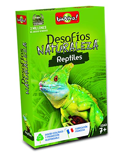 Bioviva - Juego De Cartas Desafíos Naturaleza Insectos (Asmodee Ade0Des06Es) + Juego De Cartas Desafíos Naturaleza Reptiles (Asmodee 308), Color/Modelo Surtido