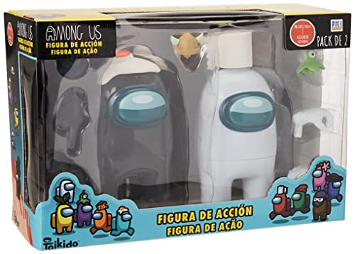 Bizak- Among Us Figura de Acción Pack de 2 en Caja Surtido (64116015), Multicolor