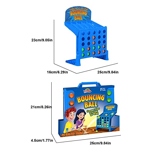 Bouncing Ball Juego de mesa de cuatro enlaces Juego de fiesta multijugador Juguetes educativos Regalo para niños