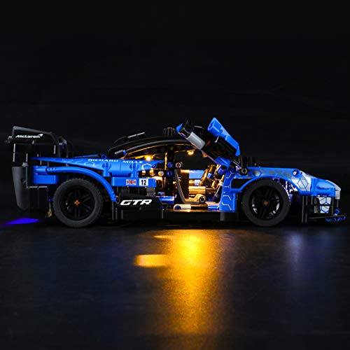 BRIKSMAX Kit de iluminación LED Lego Technic McLaren Senna GTR - Compatible con Lego 42123 Building Blocks Model- No incluir el Conjunto de Lego