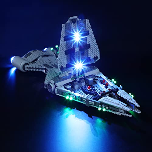 BRIKSMAX Kit de iluminación LED para Lego Star Wars Crucero Ligero Imperial - Compatible con Lego 75315 Building Blocks Model- No incluir el Conjunto de Lego