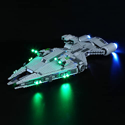 BRIKSMAX Kit de iluminación LED para Lego Star Wars Crucero Ligero Imperial - Compatible con Lego 75315 Building Blocks Model- No incluir el Conjunto de Lego