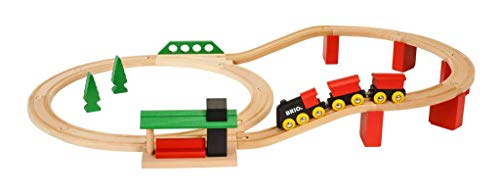 BRIO 33424 trene de Juguete - Trenes de Juguete (Multicolor, Madera, 2 año(s), CE, FSC, 806 mm, 518 mm)