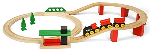 BRIO 33424 trene de Juguete - Trenes de Juguete (Multicolor, Madera, 2 año(s), CE, FSC, 806 mm, 518 mm)