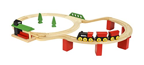 BRIO 33424 trene de Juguete - Trenes de Juguete (Multicolor, Madera, 2 año(s), CE, FSC, 806 mm, 518 mm)