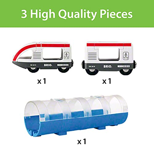 BRIO - Tren de pasajeros con túnel (33890)