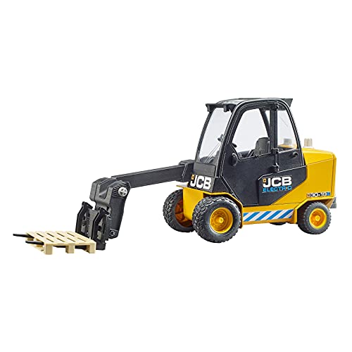 Bruder JCB 02512 - Teletruck con Puerta de Apertura con Pala Frontal basculante y Brazo telescópico Ajustable