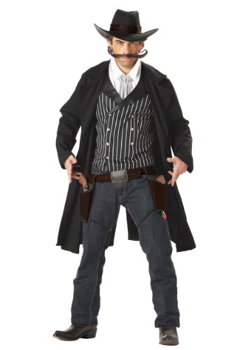 California Costumes Disfraz de adulto para hombre de Cowboy Western con pistola Far West grande