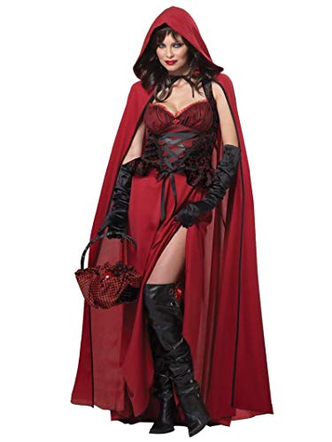 California - Disfraz de Caperucita Roja para Halloween para Mujer, Talla M (213096)