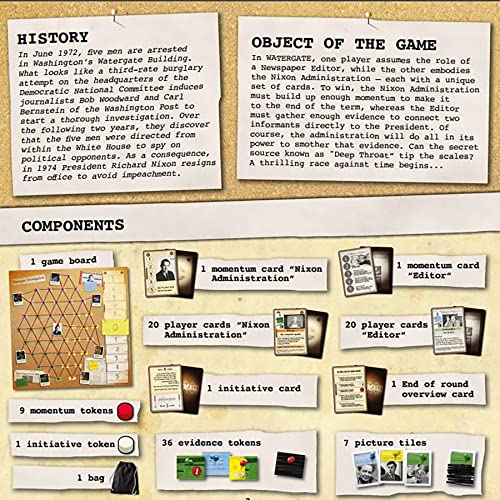 Capstone Games Watergate - Juego de Mesa [Inglés]