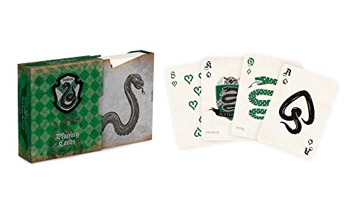 Cartamundi 108175124a Juego de Cartas Harry Potter - Casa Slytherin